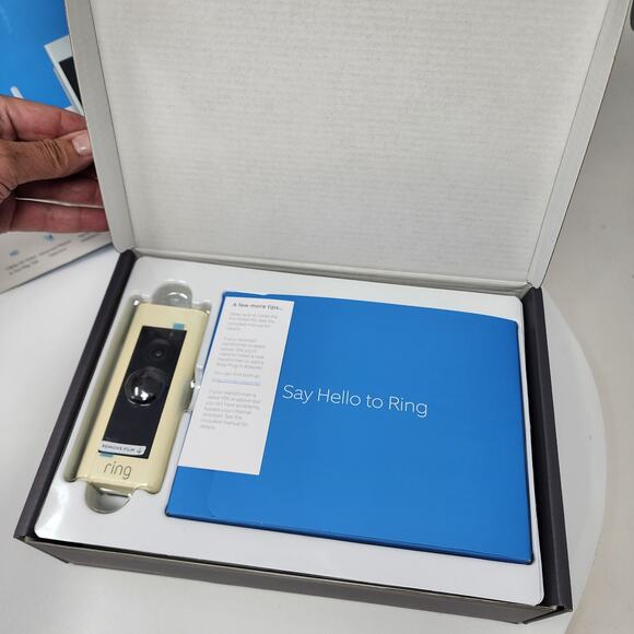 Ring Doorbell Pro Hardwired with Chime Pro Wifi Repeater 2540AH640L-A05FX - Picture 6 of 8